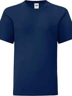 Fruit of the Loom Kids Iconic 150 T Detské tričko 16.1023 tmavomodré