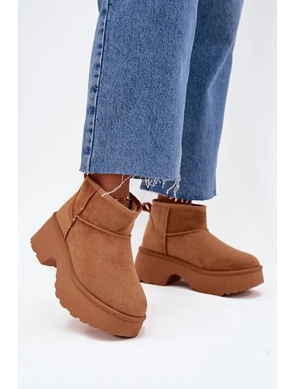 Dámské Nízké Sněhule Na S  Camel model 21706740 - Boto