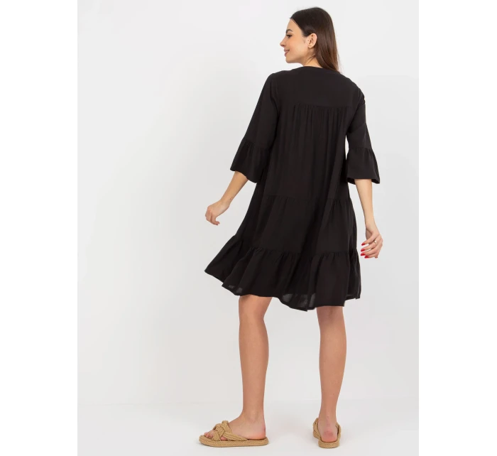 Dámske šaty D73761M30214B čierne - FPrice