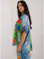 Košeľa DHJ KS 19007.32 modrá Košeľa DHJ KS 19007.32 modrá