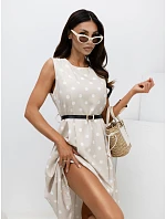 Sukienka MI SK model 22145546 beżowy - FPrice