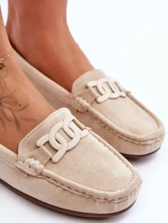 Dámske módne semišové mokasíny Running Rabell