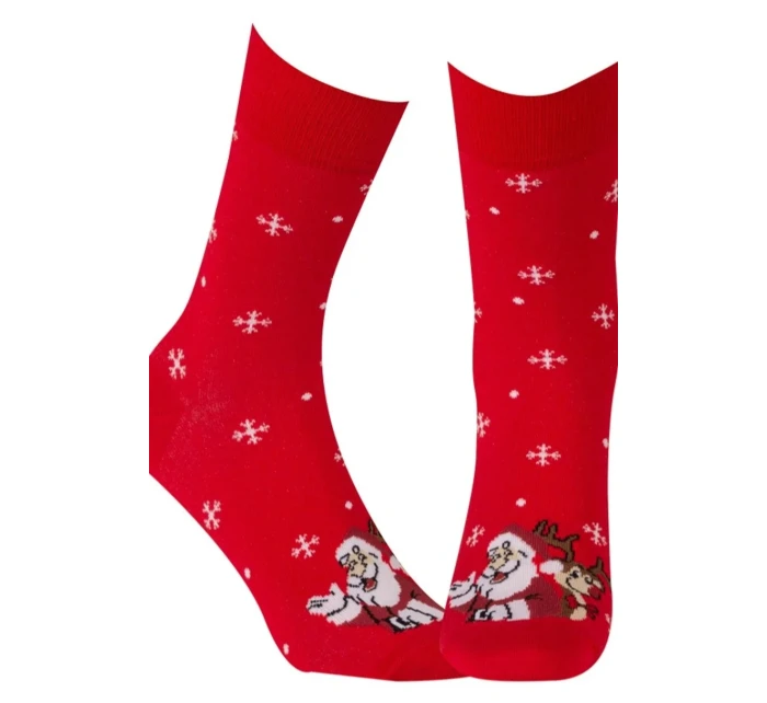 SKARPETKI WZOROWANE - ŚWIĄTECZNE