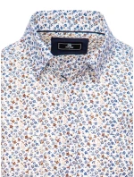 Pánska biela košeľa FashionStreet DX2413 Pánska biela košeľa FashionStreet DX2413