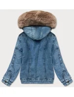 Světle oboustranná džínová bunda pro přechodné období model 16279951 - S'WEST