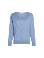 TOMMY HILFIGER DÁMSKY MERINO SVETER V-NK TOMMY HILFIGER DÁMSKY MERINO SVETER V-NK