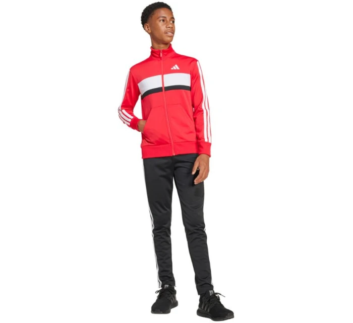 Dětská tepláková souprava Essentials 3Stripes červená/černá model 21465429 - ADIDAS Dětská tepláková souprava Essentials 3Stripes červená/černá model 21465429 - ADIDAS