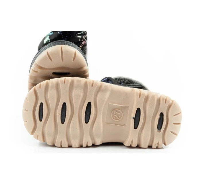 Lee Cooper Zimné snežnice Detské zateplené snežnice pre dievčatá Black