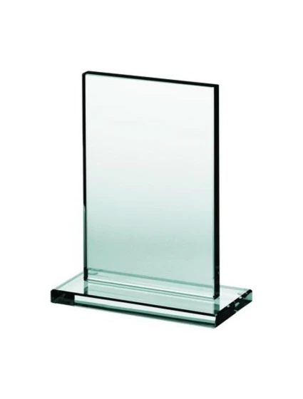 Sklenená trofej s matným podstavcom