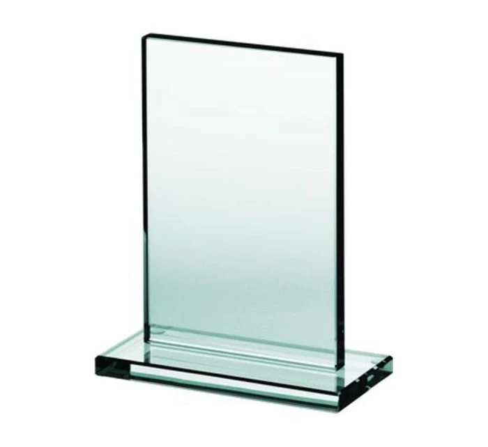 Sklenená trofej s matným podstavcom