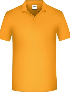 Daiber JN 874 Pánske pracovné polo z bio piqué 02.0874 zlatožlté