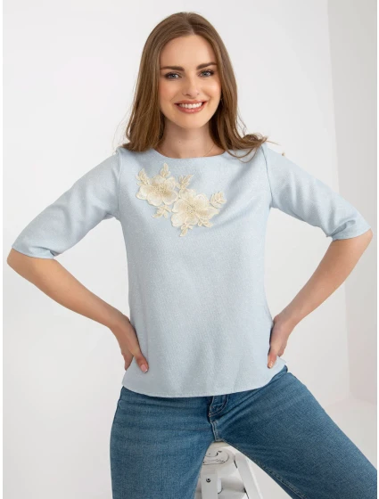 Blúzka LK BZ 506609.77 svetlo modrá