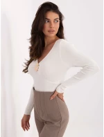 Sweter PM SW model 21334880 ecru - FPrice Sweter PM SW model 21334880 ecru - FPrice