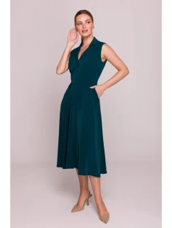 Košilové šaty ve střihu zelené model 21154771 - STYLOVE