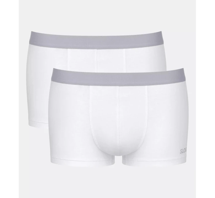 Pánské boxerky GO ABC 2.0 Hipster 2P - WHITE - bílé 0003  - SLOGGI