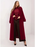 Dámská halenka ve vínové bordó barvě s růžemi model 21818055 - Factory Price Dámská halenka ve vínové bordó barvě s růžemi model 21818055 - Factory Price