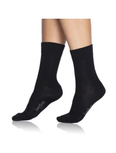 Dámske bambusové ponožky BAMBUS LADIES COMFORT SOCKS - Bellinda - čierna
