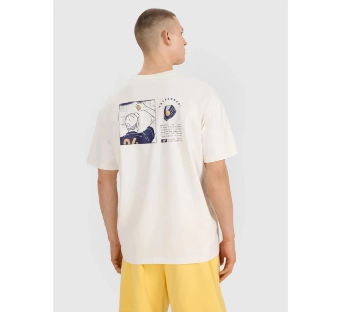 Pánské tričko oversize s potiskem model 21736339 - 4F Pánské tričko oversize s potiskem model 21736339 - 4F