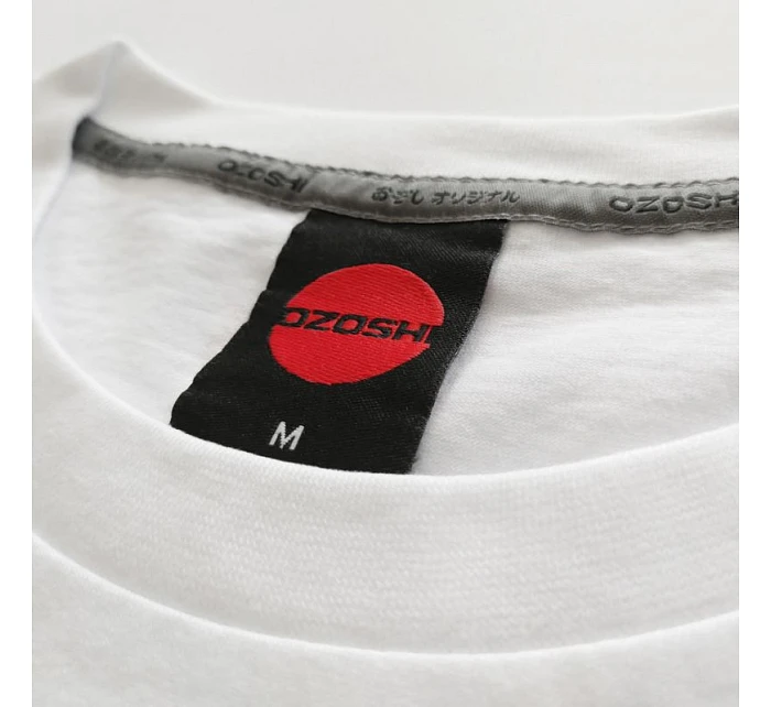 Ozoshi Pánske tričko Isao M white Tsh O20TS005 Ozoshi Pánske tričko Isao M white Tsh O20TS005
