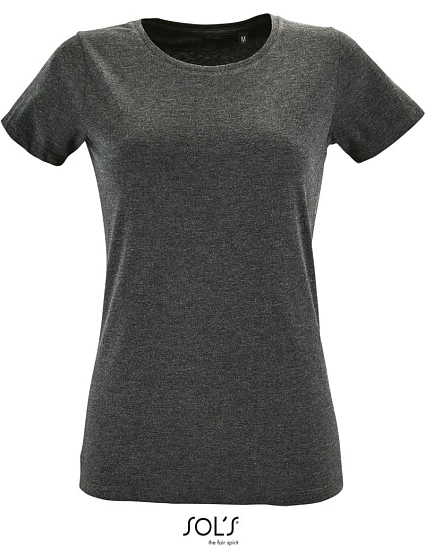 SOL'S Regent Fit Women Dámske tričko „Slim Fit“ 25.2758 uhlovo šedá melírovaná SOL'S Regent Fit Women Dámske tričko „Slim Fit“ 25.2758 uhlovo šedá melírovaná