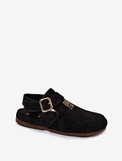 Dámske sandále z prírodného semišu Big Star TT274544 Black