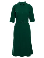 dres s páskem s přezkou zelený model 15106918 - STYLOVE dres s páskem s přezkou zelený model 15106918 - STYLOVE