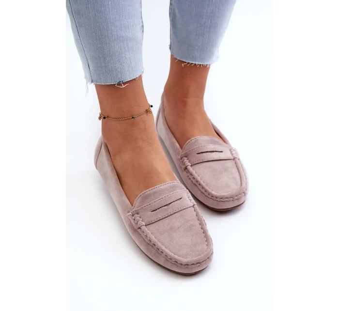 Dámske semišové mokasíny Purple Lenvie Dámske semišové mokasíny Purple Lenvie
