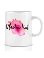 Personalizovaný klasický bílý hrníček - Akvarelový otisk