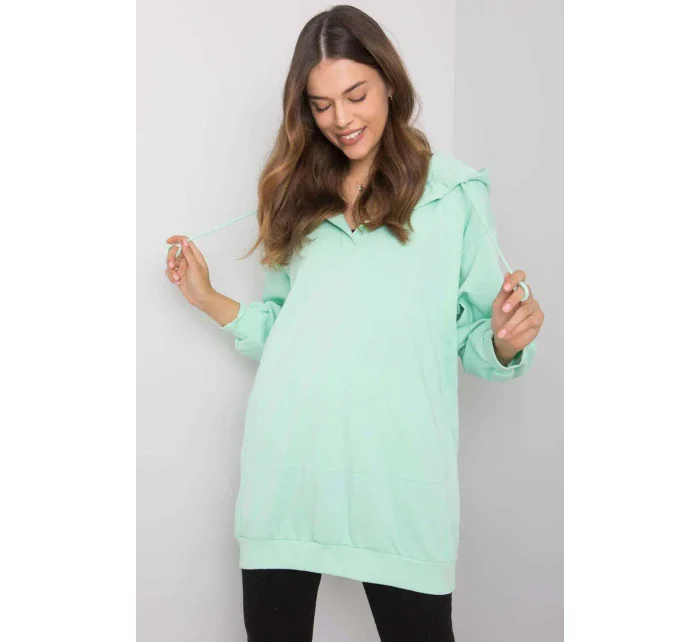 Dámska mikina Model EM-BL-ES-21-528.12X Mint - Ex Moda Dámska mikina Model EM-BL-ES-21-528.12X Mint - Ex Moda