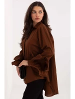 Košeľa s dlhým rukávom model 222314 Taliansko Moda Košeľa s dlhým rukávom model 222314 Taliansko Moda