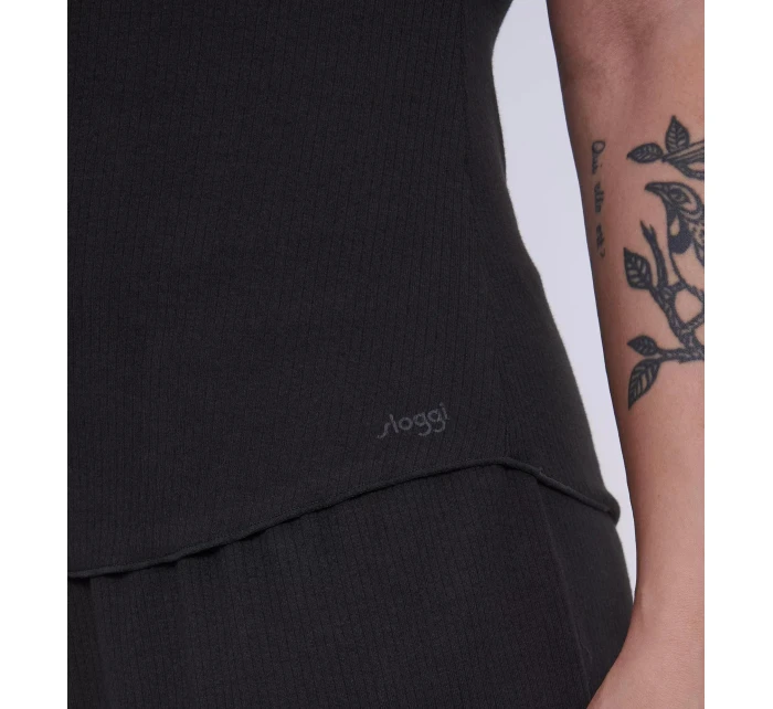 sloggi GO rebrované tričko - BLACK - SLOGGI BLACK - SLOGGI