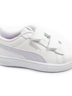 Dětské sportovní boty Puma Smash 3.0 – bílé kožené módní tenisky