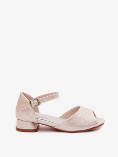 Lesklé Dětské Sandály Béžové model 22147109 - Boto
