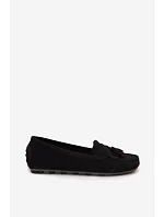 Dámske mokasíny s vlysom z imitácie semišu Black Linden Dámske mokasíny s vlysom z imitácie semišu Black Linden
