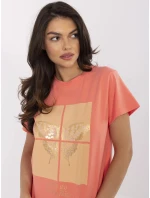 Tričko CLM TS 1704.85 coral Tričko CLM TS 1704.85 coral