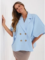 IT KR kabát FL10153KSM.91 svetlomodrý