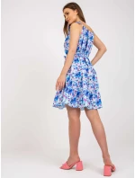 Šaty WN SK 0806 3.22 biele a modré Šaty WN SK 0806 3.22 biele a modré