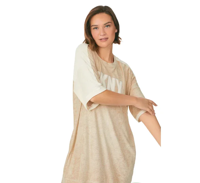 Dámská noční košile  sv. béžová  model 20105778 - DKNY