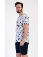 Pánske pyžamové šortky Surfovanie