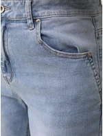 Dámske džínsy mom fit svetlomodré FashionStreet UY2859