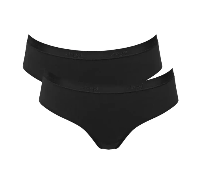 Dámske nohavičky GO Casual Hipster 2P - BLACK - black 0004 - SLOGGI
