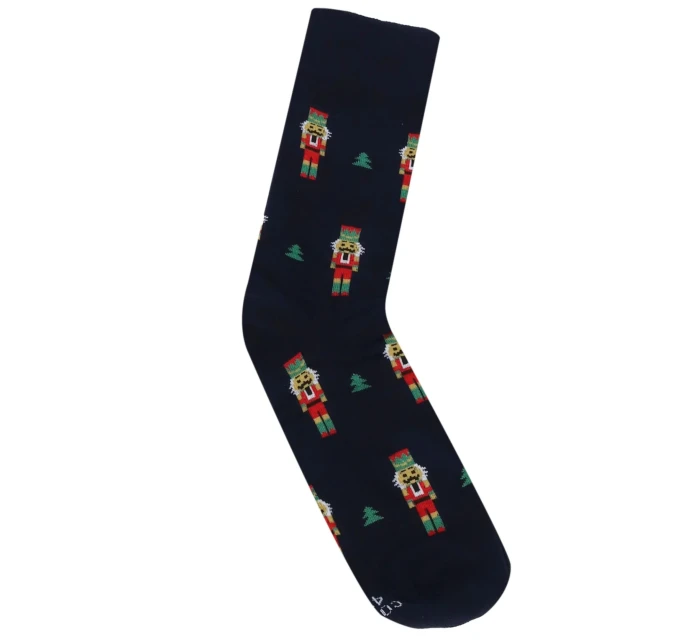 Pánske ponožky 3 pack Premium 3 pack Christmas blue - CORNETTE Pánske ponožky 3 pack Premium 3 pack Christmas blue - CORNETTE