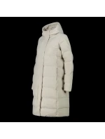 Dámska dlhá zimná bunda CMP Zateplený nepremokavý kabát béžová (34K0096/A238) Dámska dlhá zimná bunda CMP Zateplený nepremokavý kabát béžová (34K0096/A238)