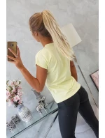 model 18743162 je moje kardio blůza světle žlutá - K-Fashion