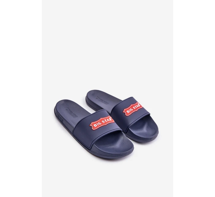 Dámské pantofle Big Star model 21676358 tmavě modré - Big Star Shoes