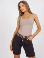 Šortky model 17356259 grafitové - FPrice Šortky model 17356259 grafitové - FPrice