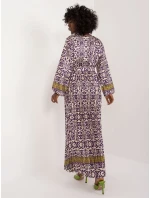 Sukienka DHJ SK model 20105390 ciemny fioletowy - FPrice