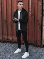 Pánská přechodná softshellová bunda s kapucí černá Dstreet model 21980008 - FashionStreet