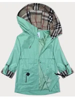 Dámská větrovka v barvě s ohrnutými rukávy model 19642567 - Glakate