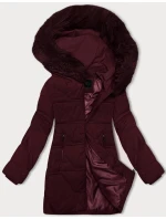 Zimowa kurtka damska z kapturem model 21789559 - J.STYLE Zimowa kurtka damska z kapturem model 21789559 - J.STYLE